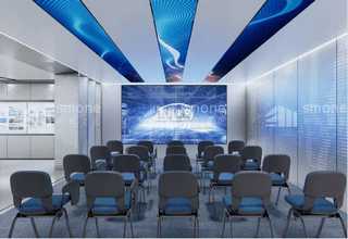 联创科技园会议背景展板背景板供应商